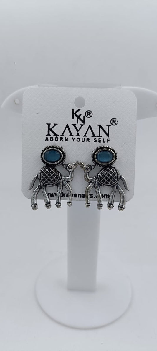 Camel German silver Earrings in Munich