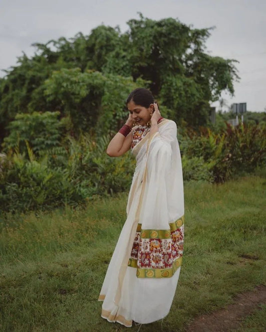 Onam Festival Saree in Germany
