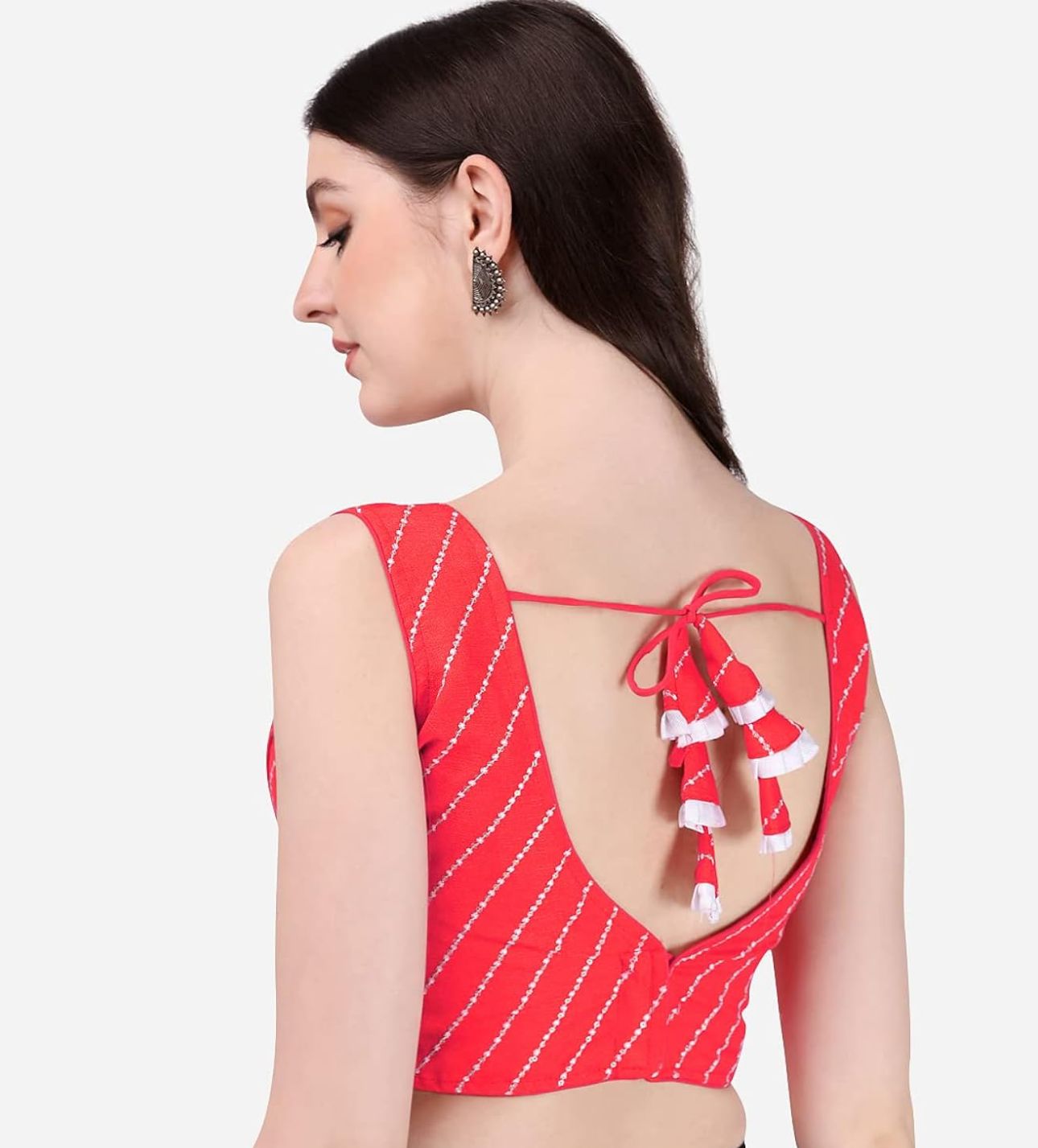 Women's Phantom Silk Solid Sleeveless Blouse in Berlin