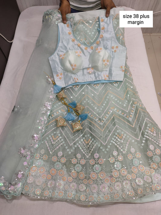 Latest Gota Work Embroidery lehenga in Germany