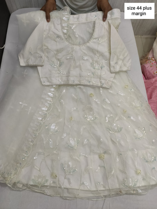 Heavy Embroidered Work Wedding Lehenga in Germany