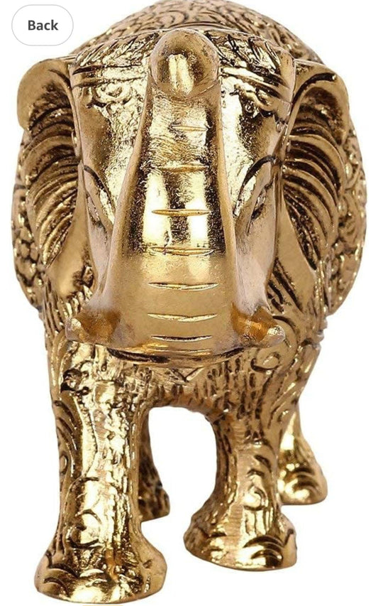 Metal Elephant for Home Decor - Neha Couture Indian Fashion