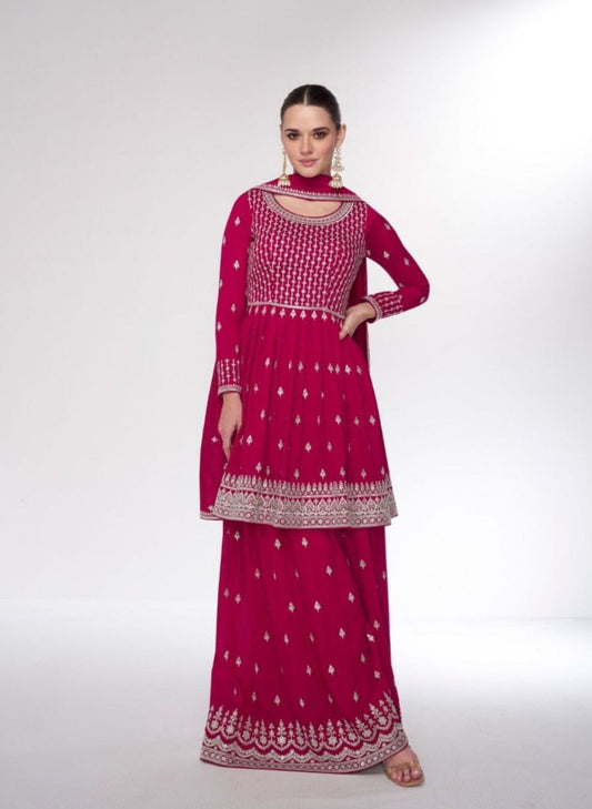 Premium Silk Embroiderd Work  Suit With Dupatta  in Berlin