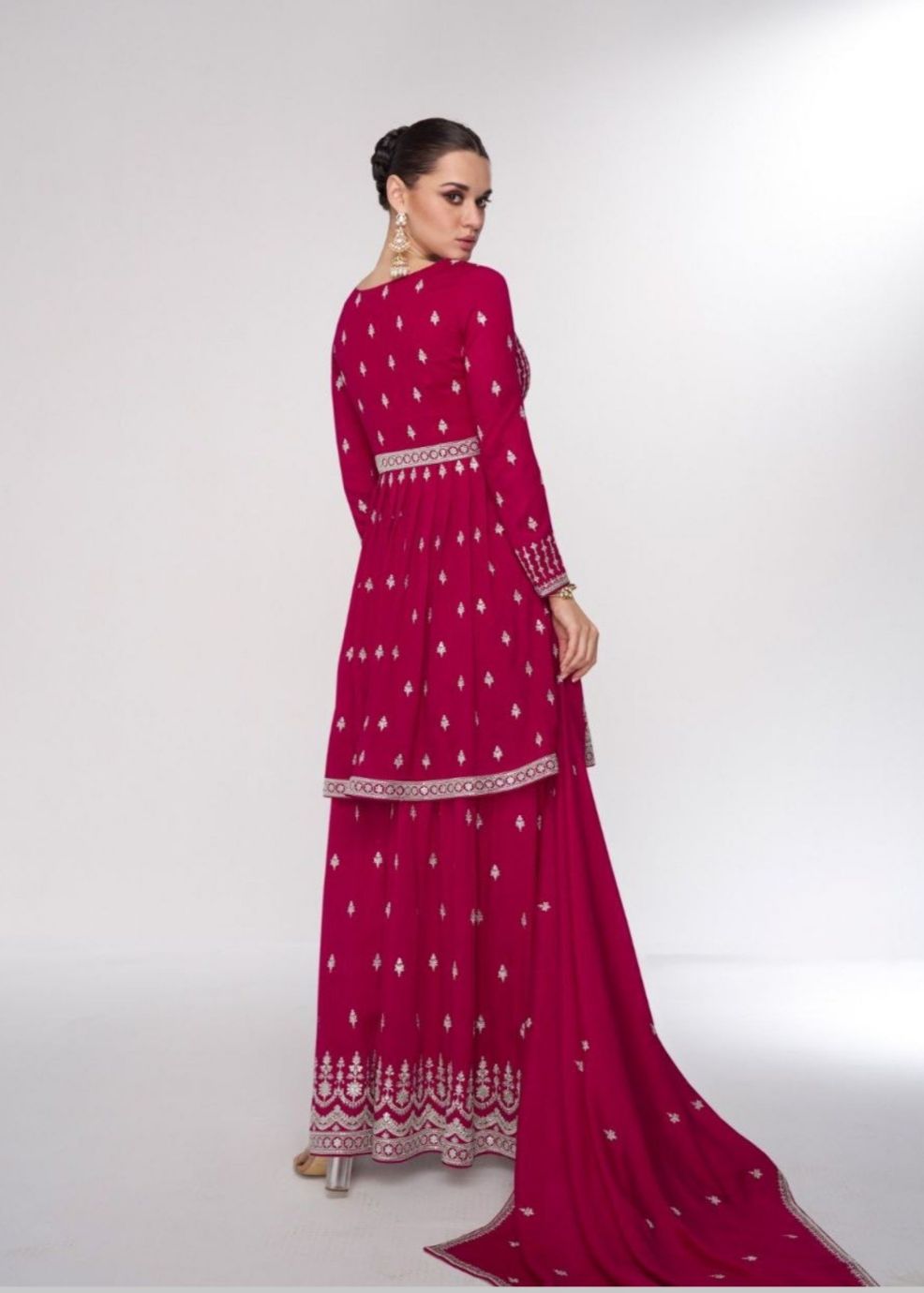 Premium Silk Embroiderd Work  Suit With Dupatta  in Berlin