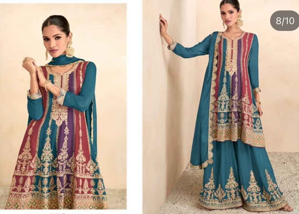 Designer Wedding Wear Latest Anarkali Style in Germany