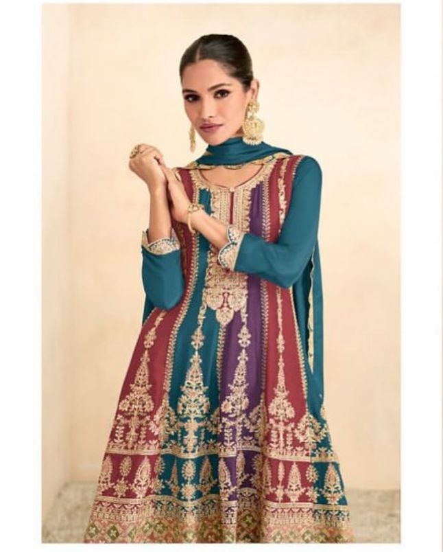 Designer Wedding Wear Latest Anarkali Style in Germany