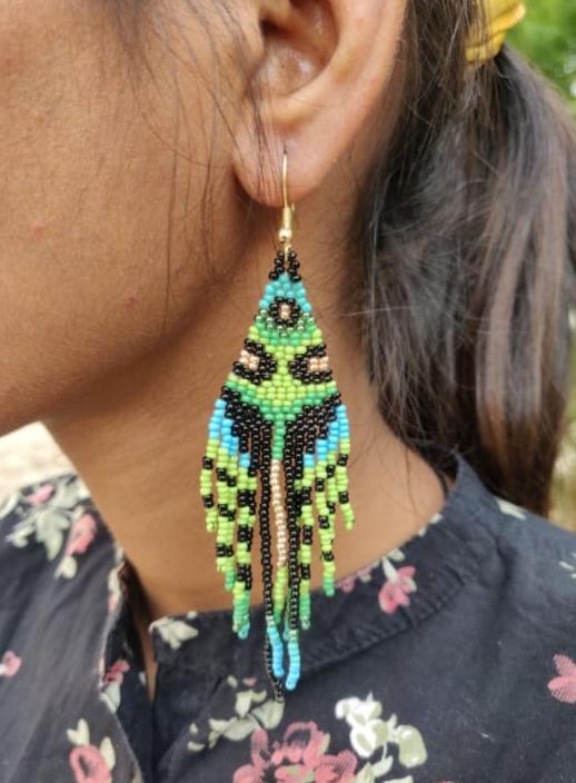 Premium Quality Handcrafted Beaded Designer Earrring