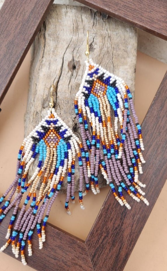 Colorful Beaded Earring in Munich