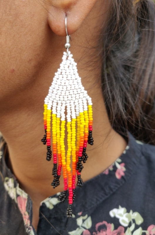 Designer Beaded Earrings in  Poland
