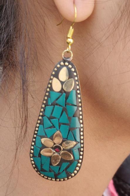 Boho Tibetan Style Light Weight Partywear Earring in Munich