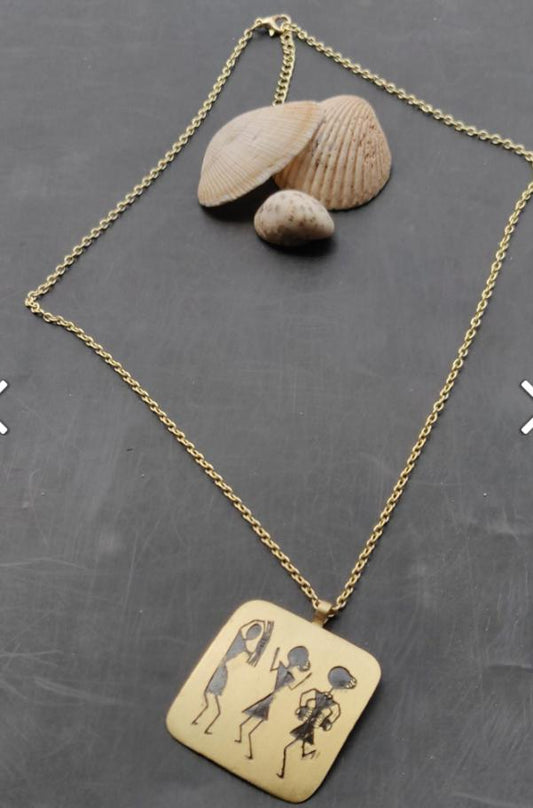 Brass Handmade Elegant Contemporary Deisgn Long Chain in Germany