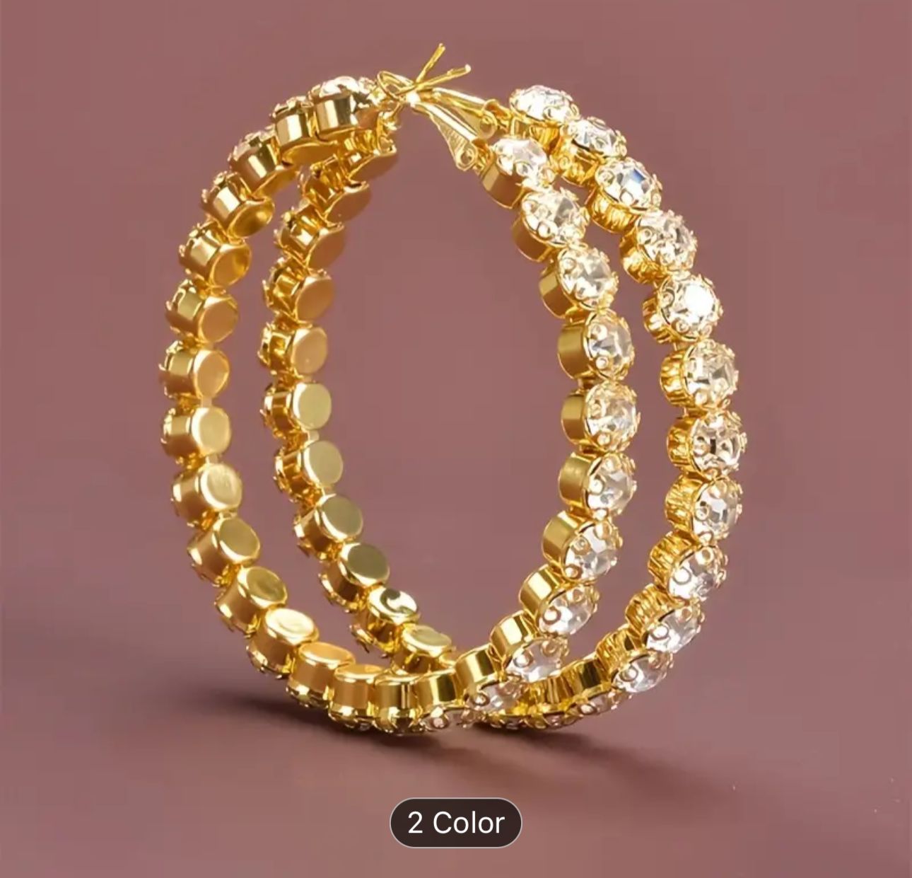 Trendy design Hoop Earrings For Women Golden in Munich