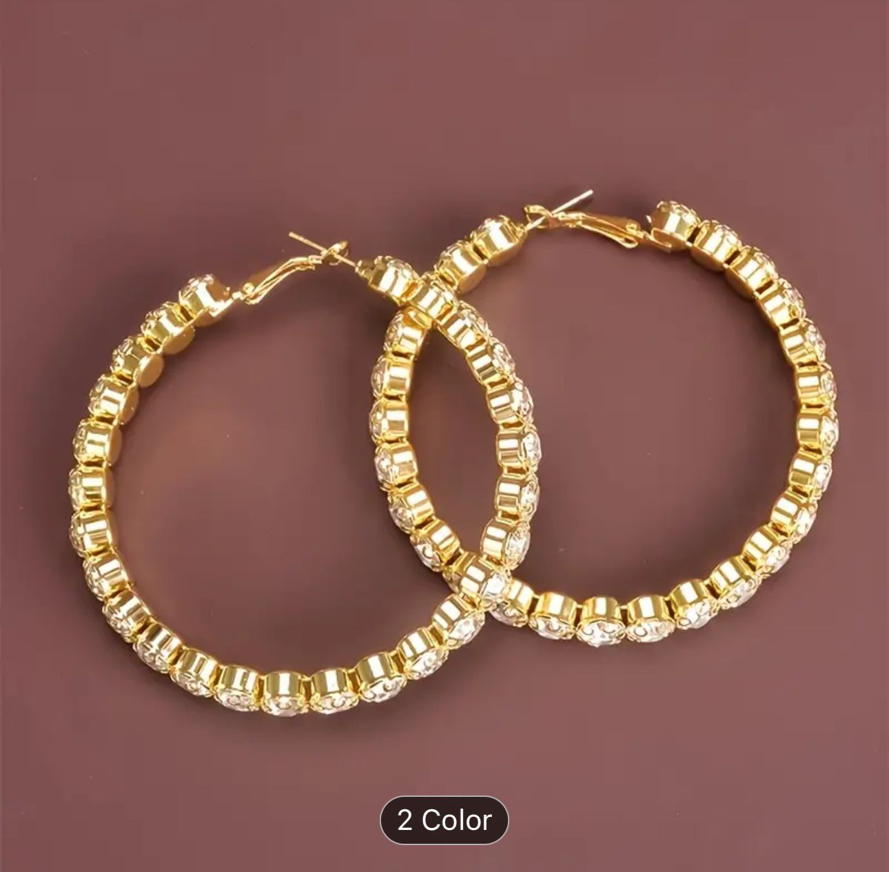 Trendy design Hoop Earrings For Women Golden in Munich