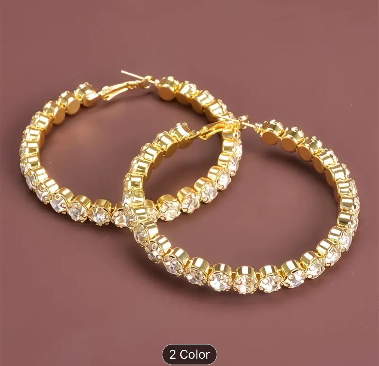 Trendy design Hoop Earrings For Women Golden in Munich