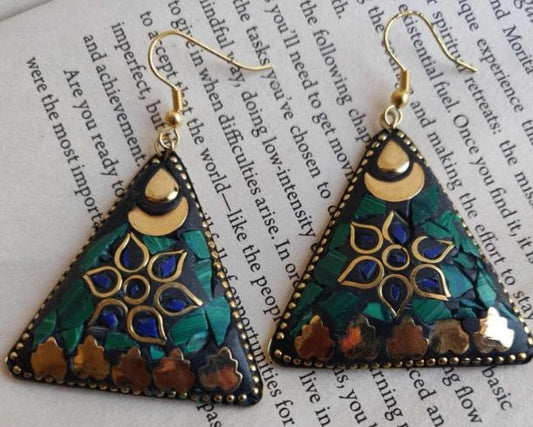 Charming Premium Quality Tibetan Laq Earrings in Munich