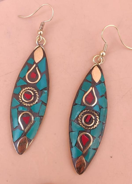 Handmade Tibetan Earring in Germany