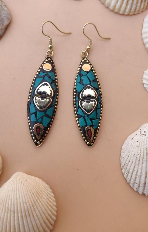 Afghani Lac Stylish Light Weight Earrings in Germany