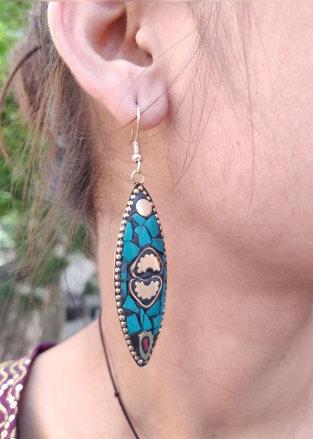 Afghani Lac Stylish Light Weight Earrings in Germany