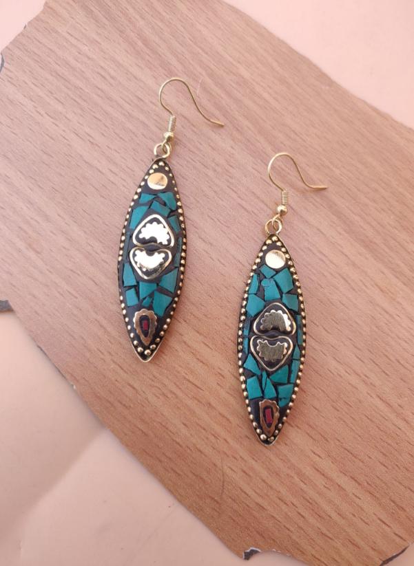 Afghani Lac Stylish Light Weight Earrings in Germany