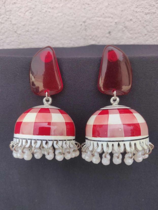 Indian Handpainted Earrings For Women in Germany