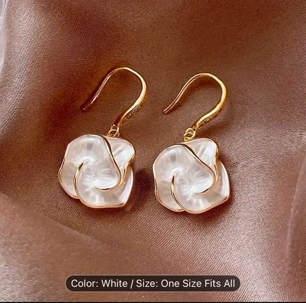 Camellia Earrings in Germany