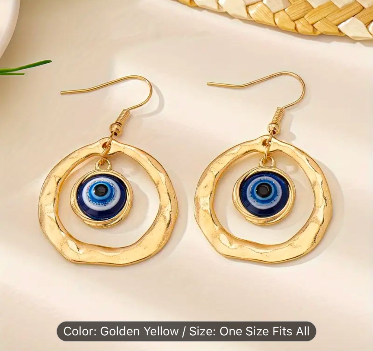 Blue Evil Eye Earrings in Berlin