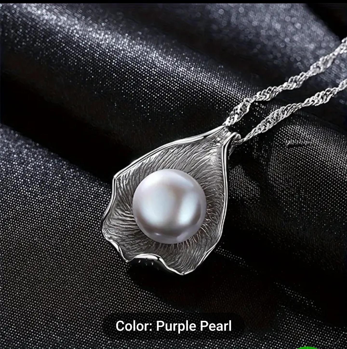 Sterling Silver Shell Pearl Pendant Necklace For Women in Germany