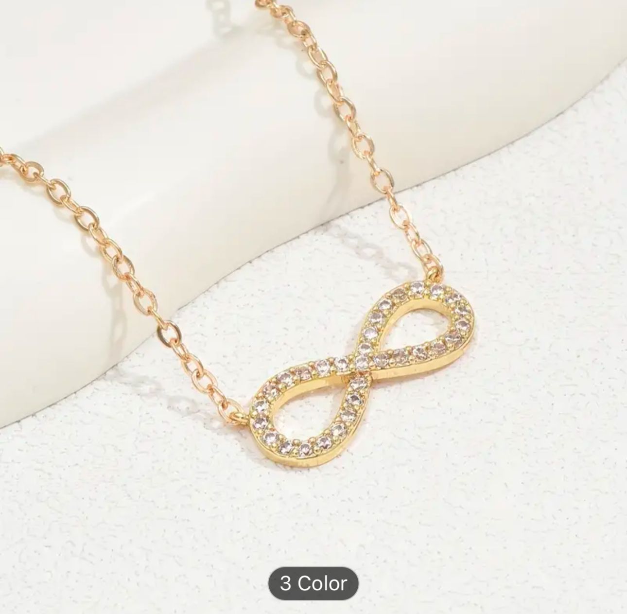 Stainless Steel Jewelry Infinity Pendant Choker Necklaces for Women in Germany