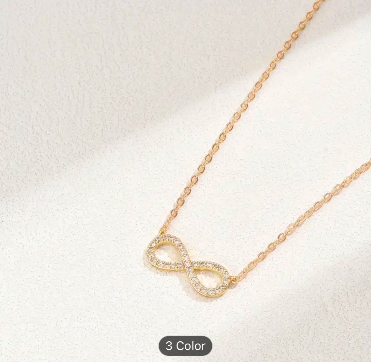 Stainless Steel Jewelry Infinity Pendant Choker Necklaces for Women in Germany