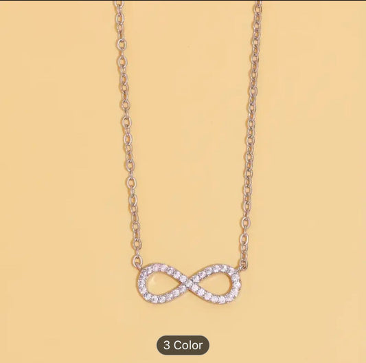 Stainless Steel Jewelry Infinity Pendant Choker Necklaces for Women in Germany