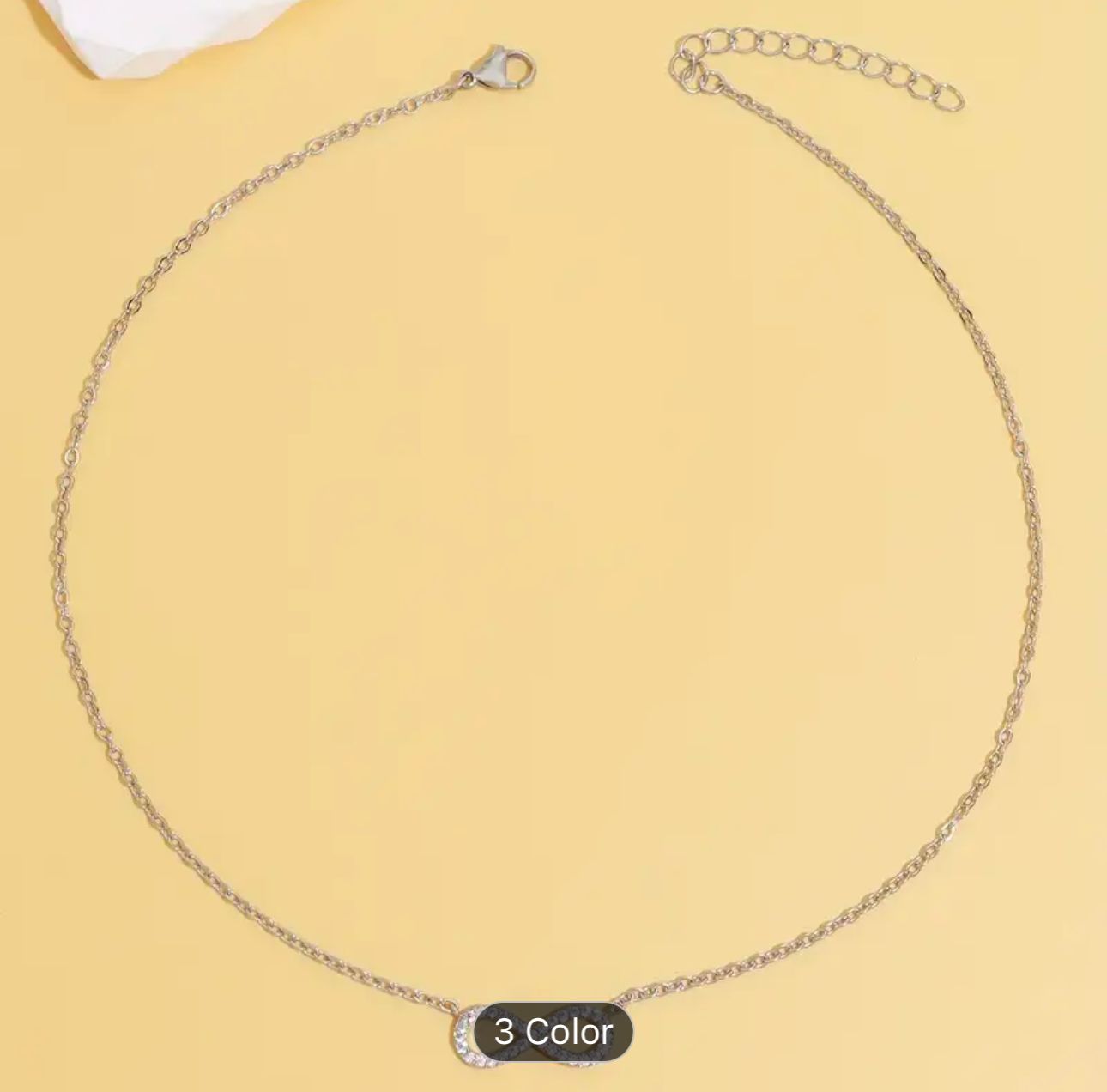 Stainless Steel Jewelry Infinity Pendant Choker Necklaces for Women in Germany