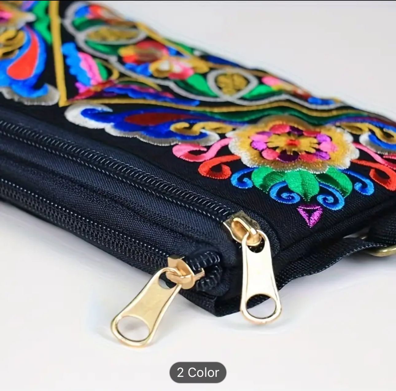 Bohemian Style Clutch Bag, Embroidered Wrist Bag in Berlin