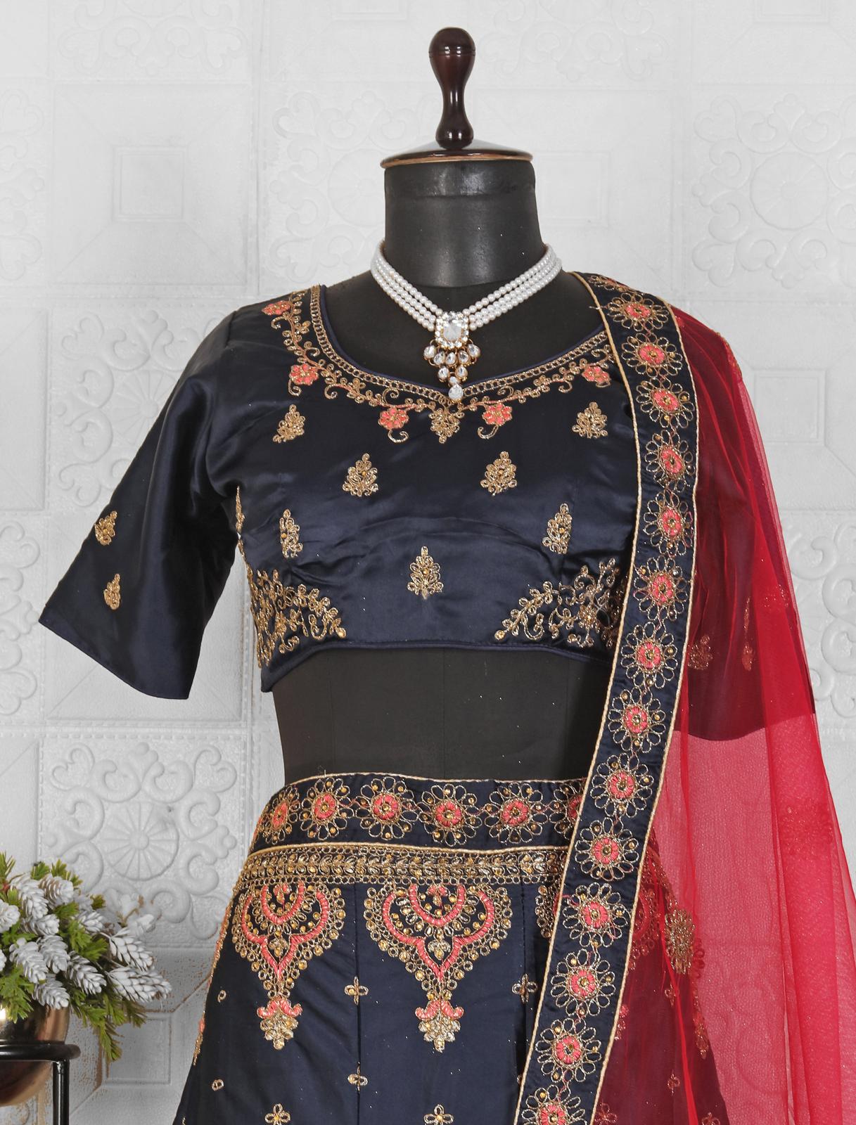 Embroided Lehanga in Germany