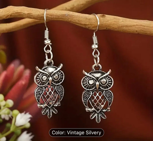 Owl Earrings Dangle in Berlin