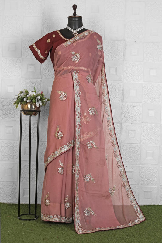 Beautiful Chiffon Saree in Germany