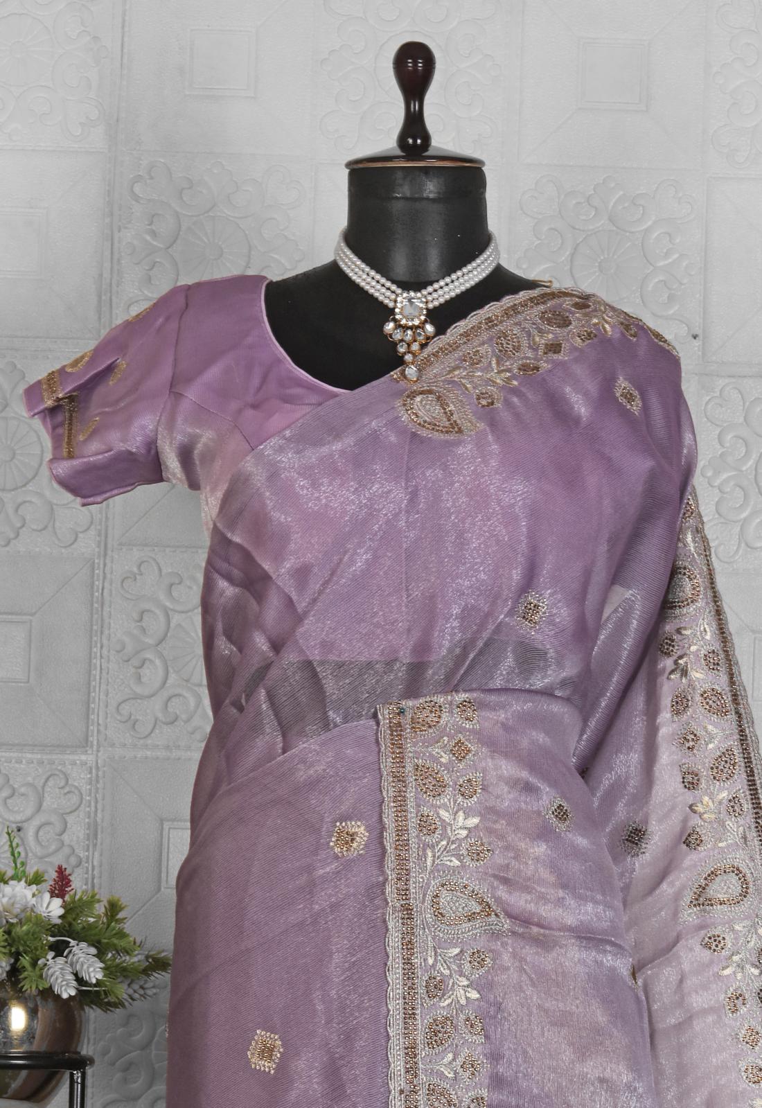 Unique Organza Saree in Germany