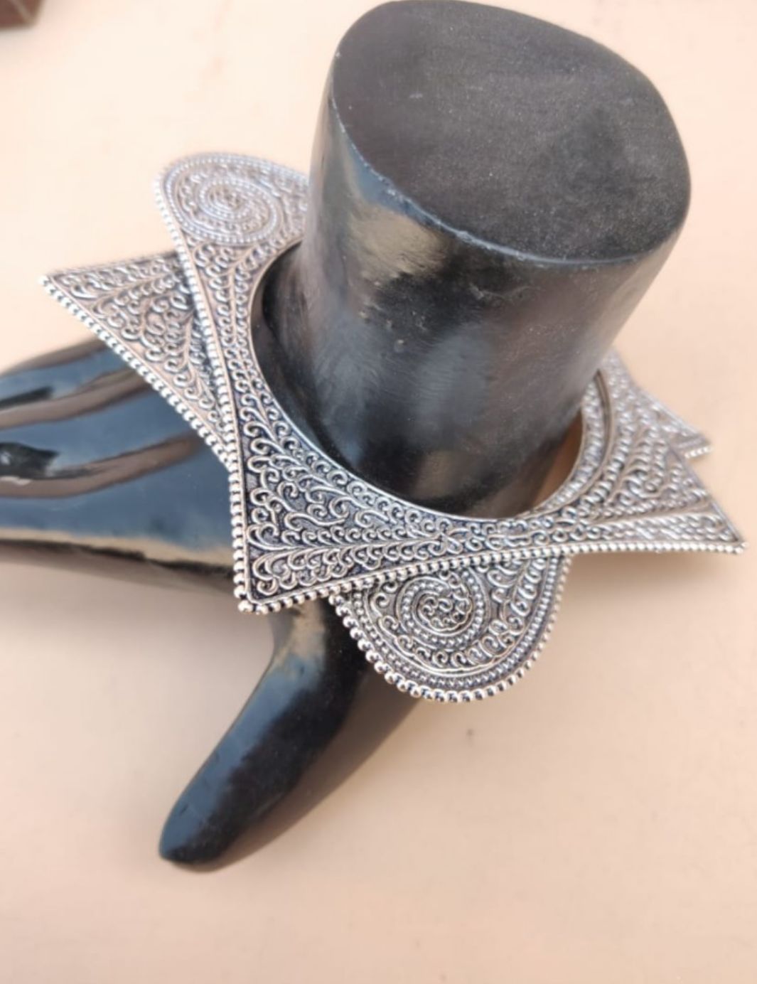 Oxidised german silver square bangles in Germany