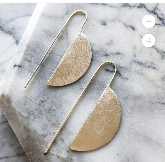 Brass handmade Anti Tarnish gold plated design lightweight earring in Germany