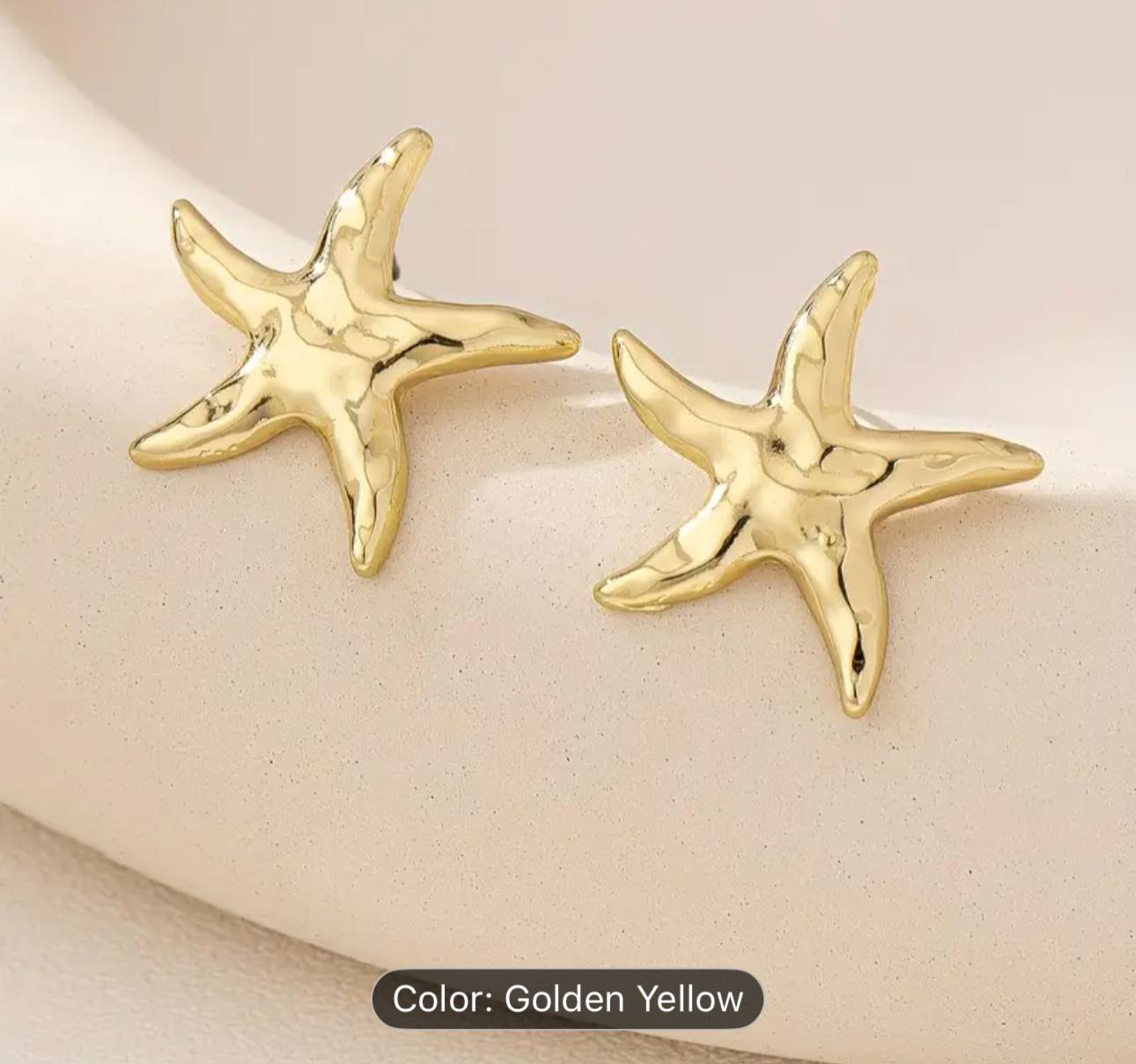 Starfish Earrings Simple Summer Beach Earrings in Munich