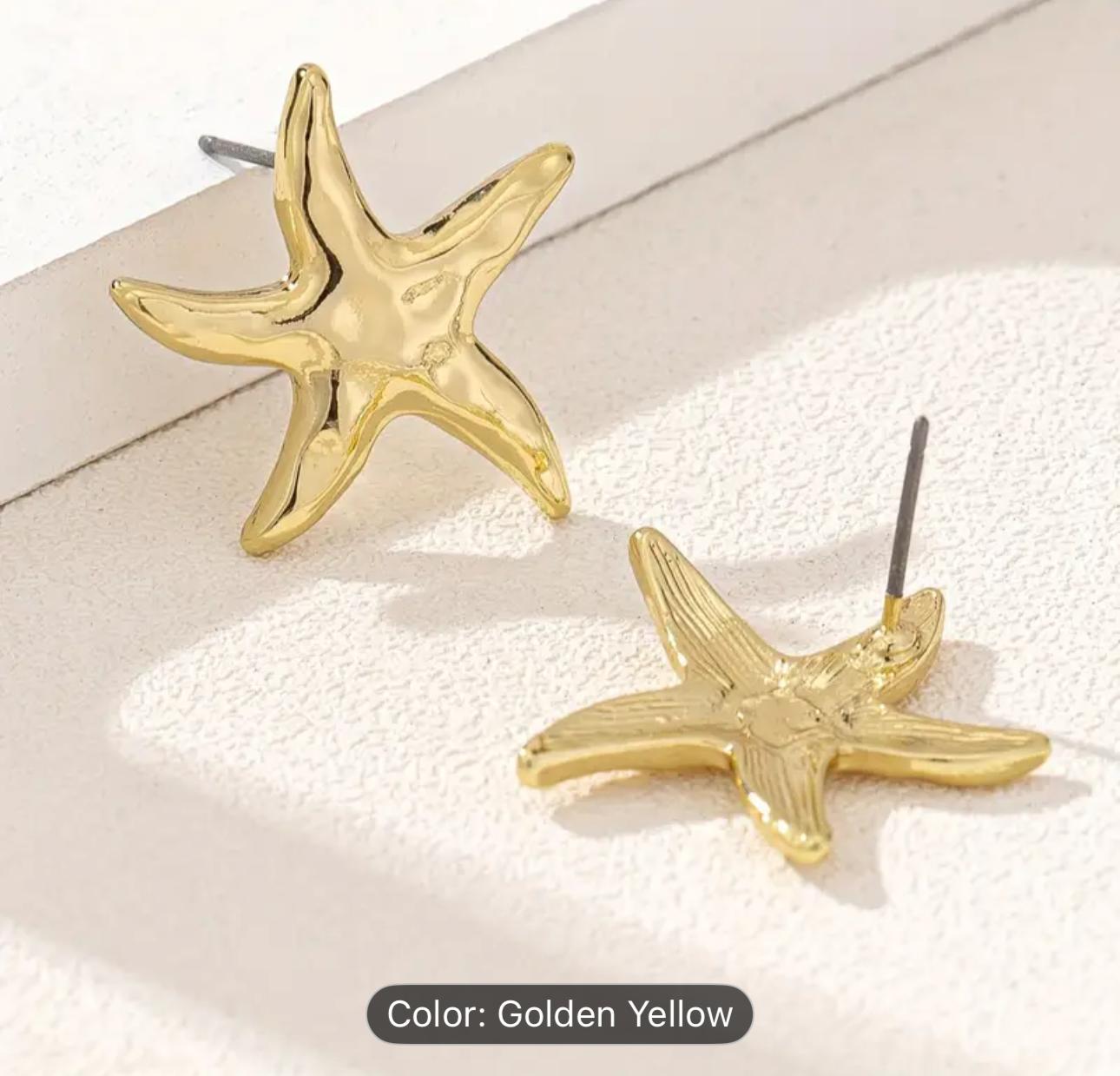 Starfish Earrings Simple Summer Beach Earrings in Munich
