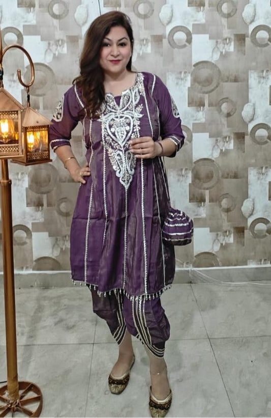 Tulip/Dhoti Style Pants Suit