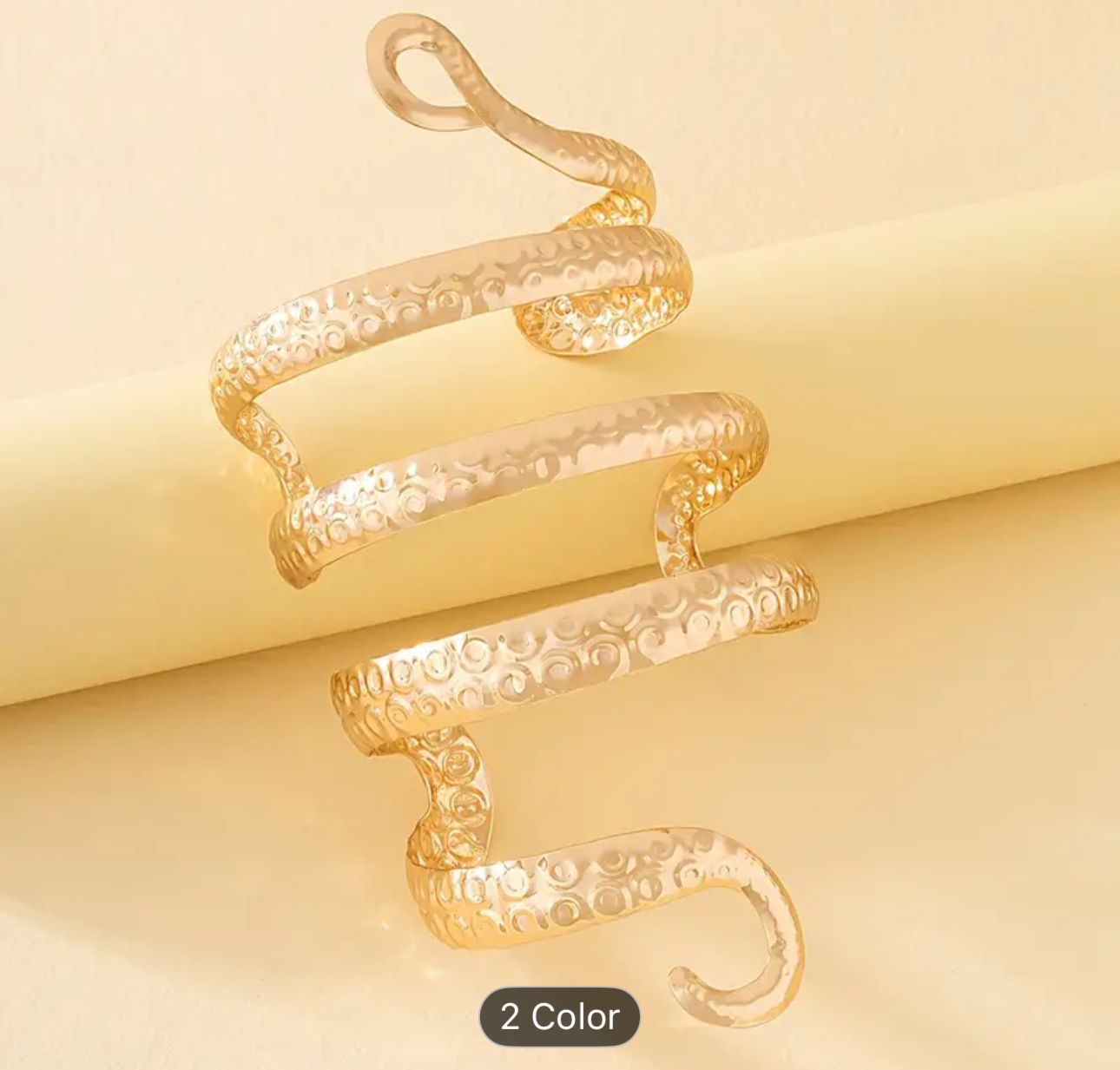 Gold Snake Arm Accessory in Berlin