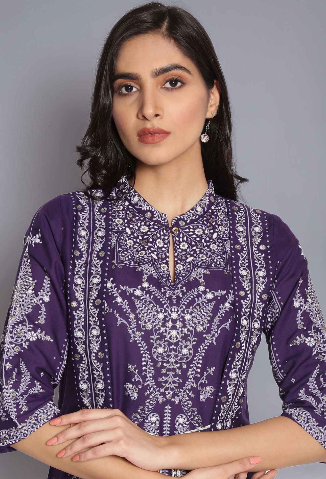 Deep Purple Printed kurta in Munich