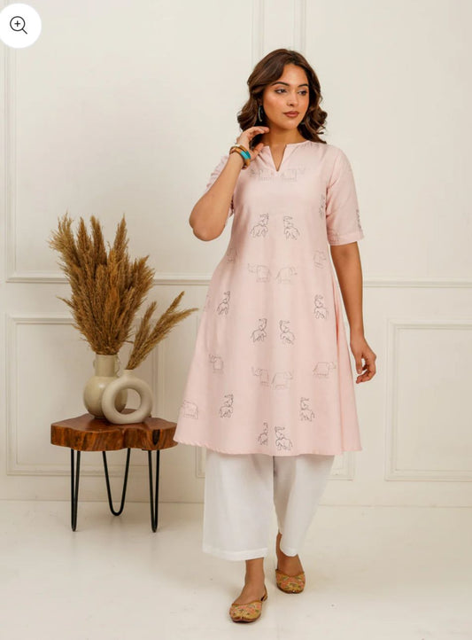 A-Line Embroidered Kurti in Berlin