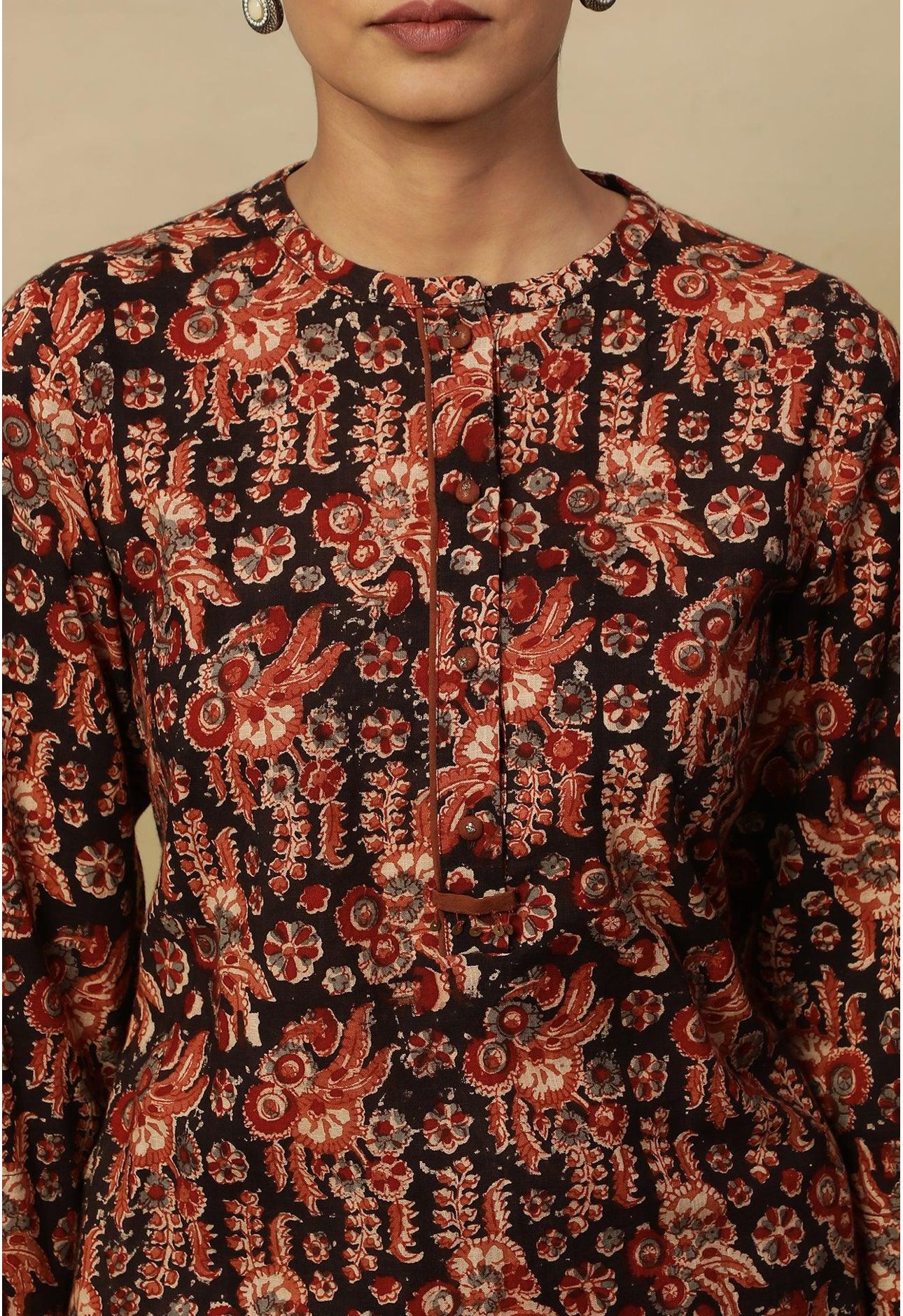 Women Floral Print Straight Kurta in Germany