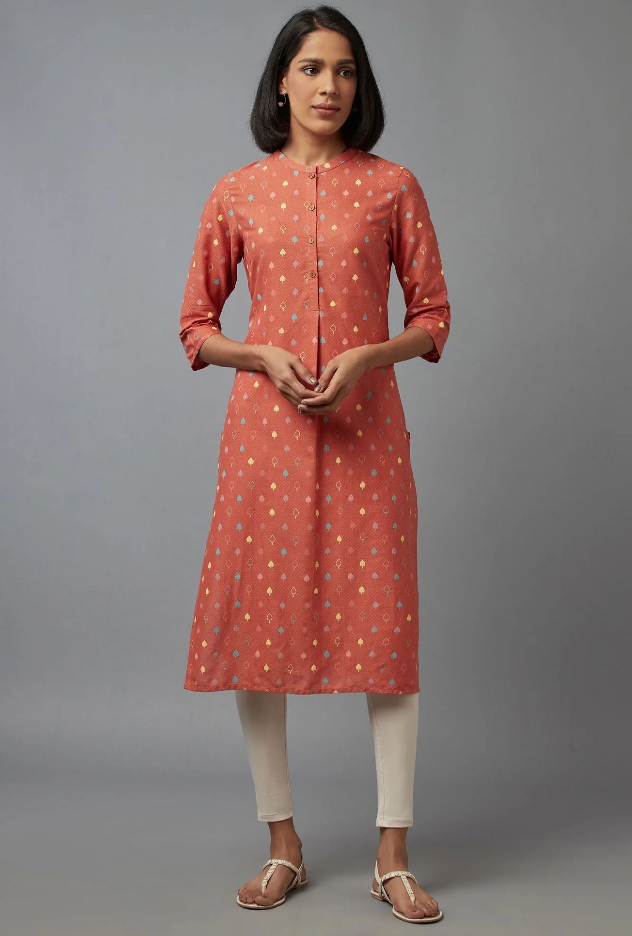 Orange Printed kurta in Berlin