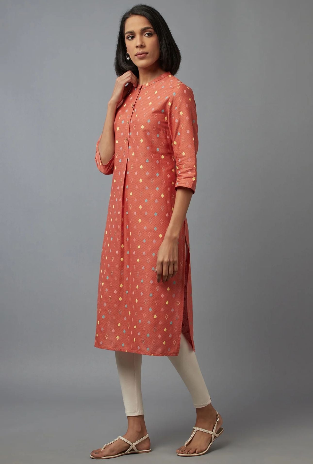 Orange Printed kurta in Berlin