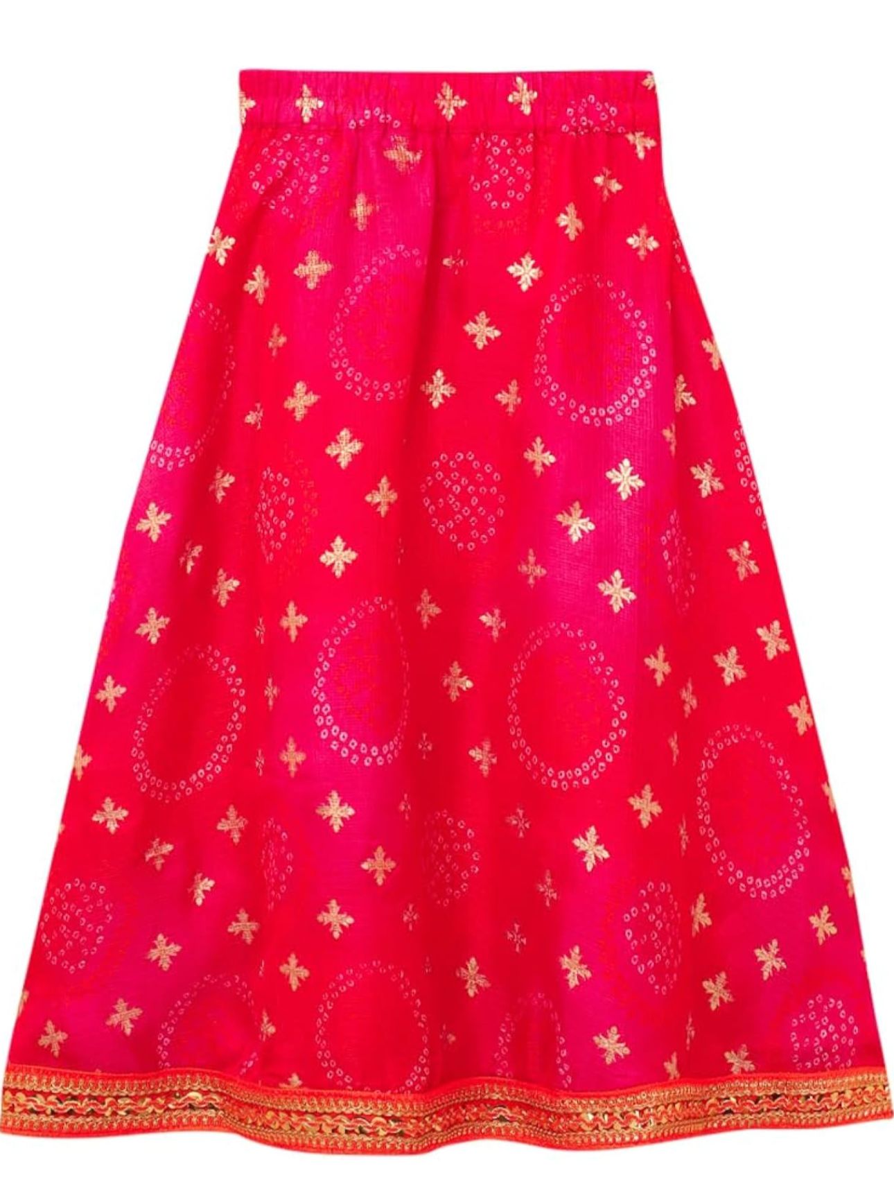 Girls Stylish Pink & orange Ready to Wear Lehenga & Blouse With Dupatta in Berlin