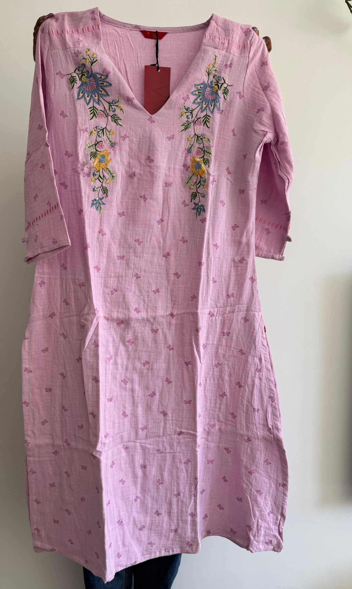 Embroidered Cotton kurta in Germany