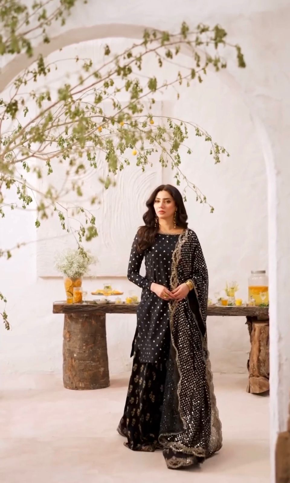 Heavy Faux Georgette With Embroidery Sequence Work With Full Sleeve suit in Berlin